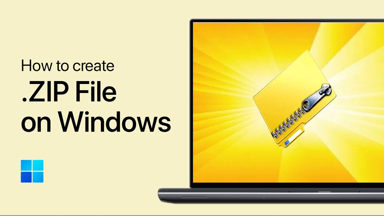 How to Create ZIP File on Windows PC - Complete Tutorial
